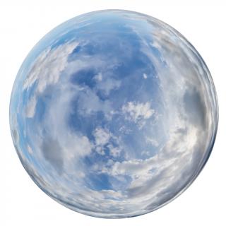 HDRi Skydome of Clouded Sky 12K